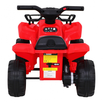 Quad Storm na akumulator dla dzieci Czerwony + Silnik 25W + MP3 USB + LED